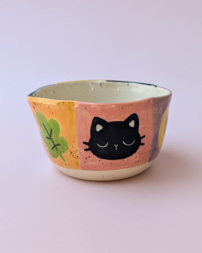 Doodle Checker Matcha Bowl no. 2