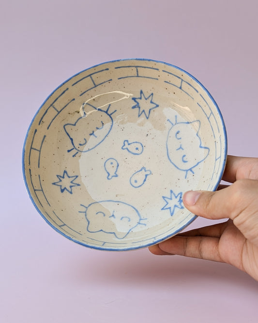 Fish Lover Shallow Bowl no. 2