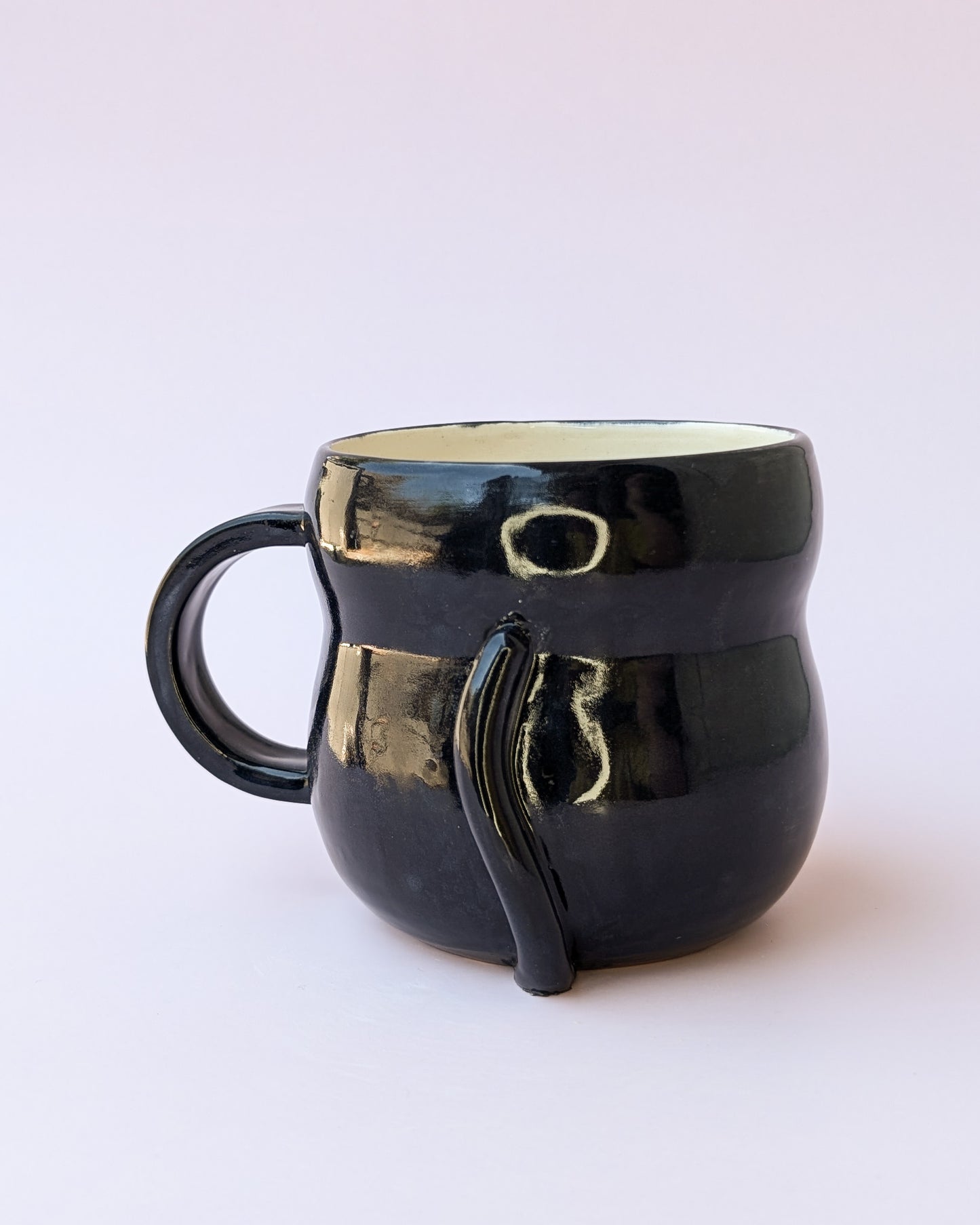 Tuxedo Cat Sculpted Mug no. 2
