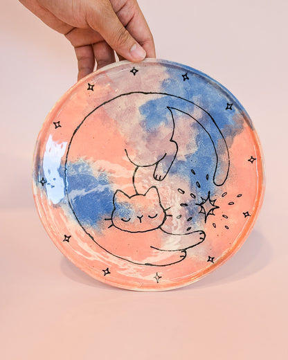 Dreamy Kitty Plate no. 1