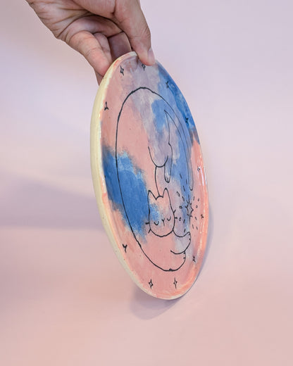 Dreamy Kitty Plate no. 1