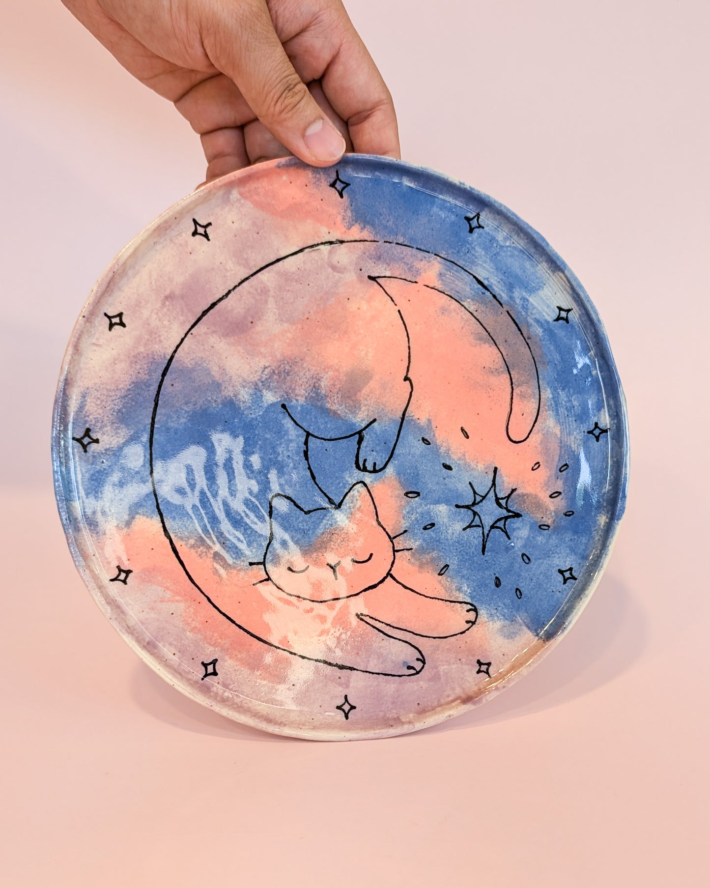 Dreamy Kitty Plate no. 2