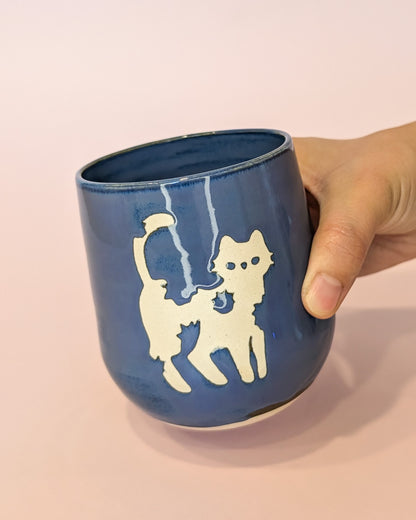 Monochrome Series Blueberry Mug no. 12