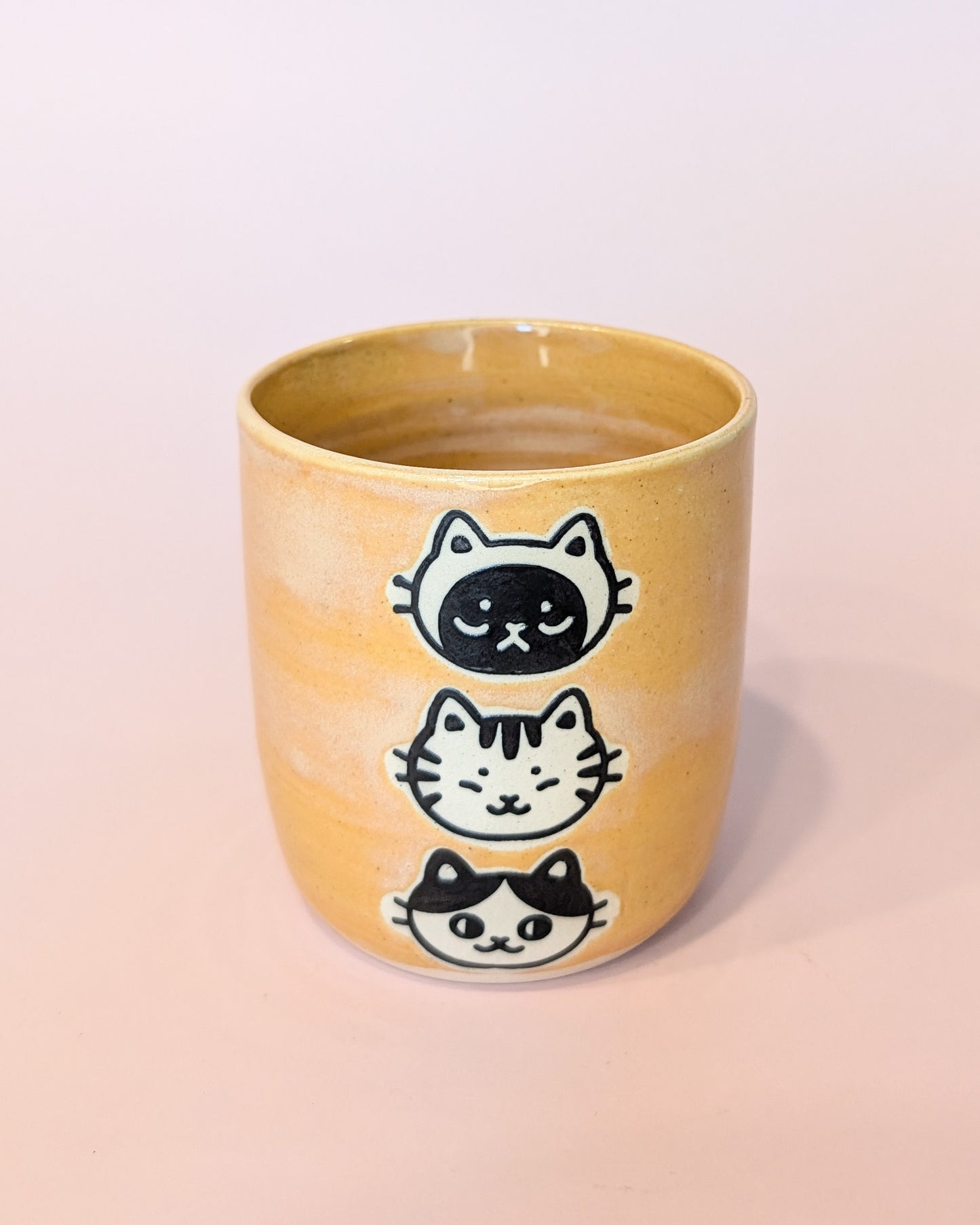 Monochrome Series Orange Sherbet Cup no. 7