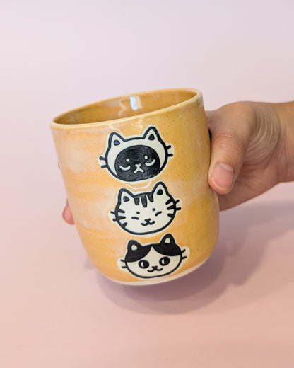 Monochrome Series Orange Sherbet Cup no. 7