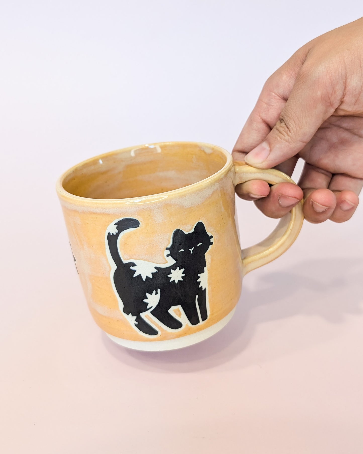 Monochrome Series Orange Sherbet Mug no. 11