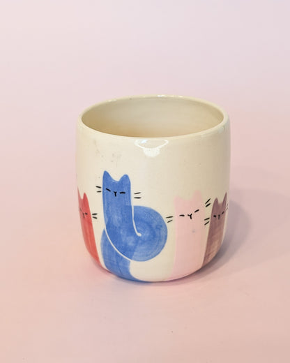 Rainbow Noodle Cat Cup no. 7