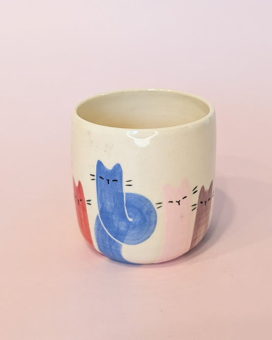 Rainbow Noodle Cat Cup no. 7