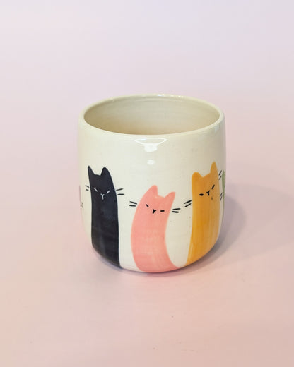 Rainbow Noodle Cat Cup no. 7