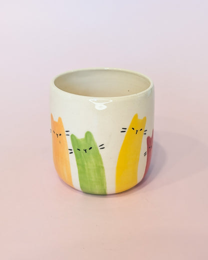 Rainbow Noodle Cat Cup no. 7