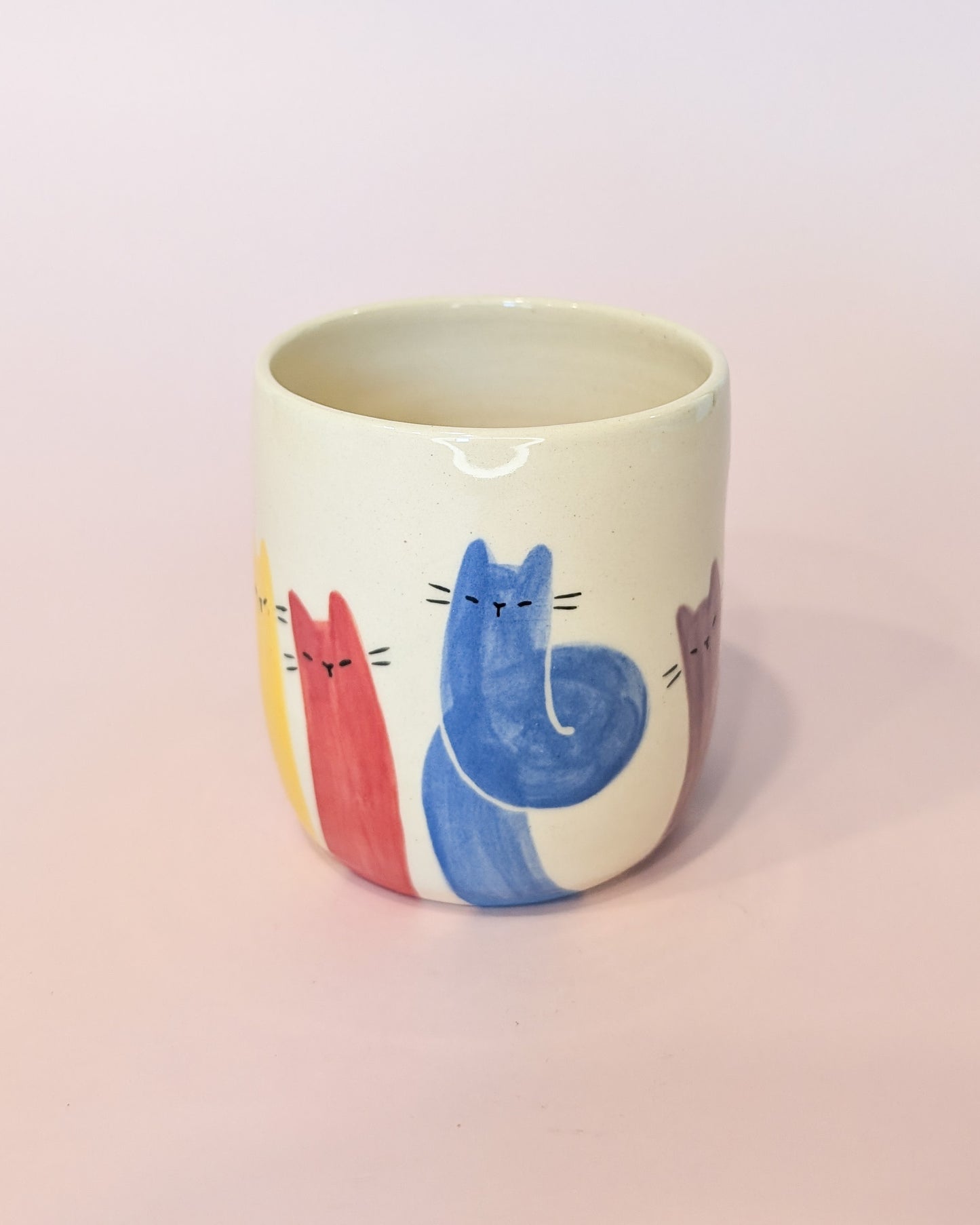 Rainbow Noodle Cat Cup no. 8