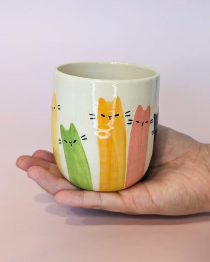Rainbow Noodle Cat Cup no. 9