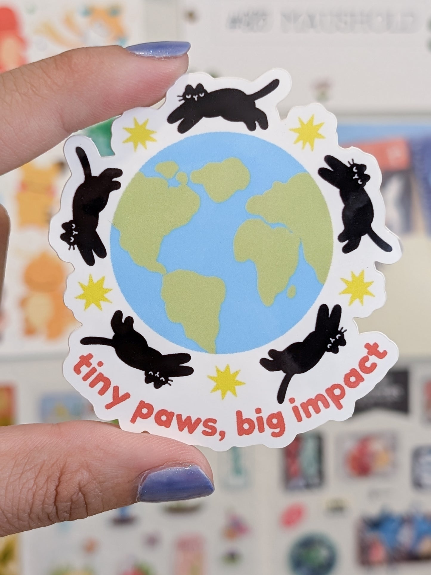 Tiny Paws Big Impact Sticker