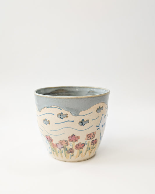 Silly Cat Tea Cup