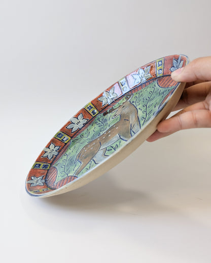 Deer Oval Dish