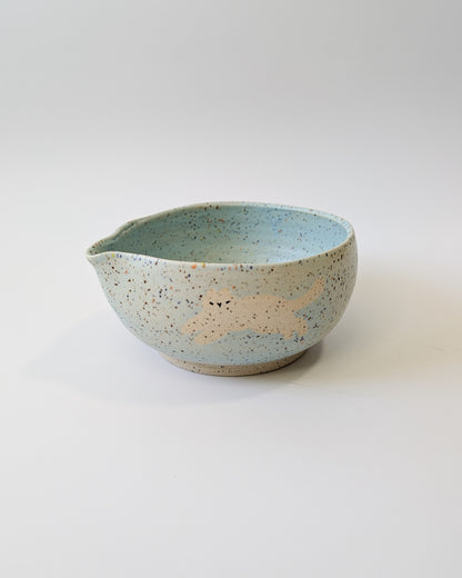 Running Kitties Matcha Bowls
