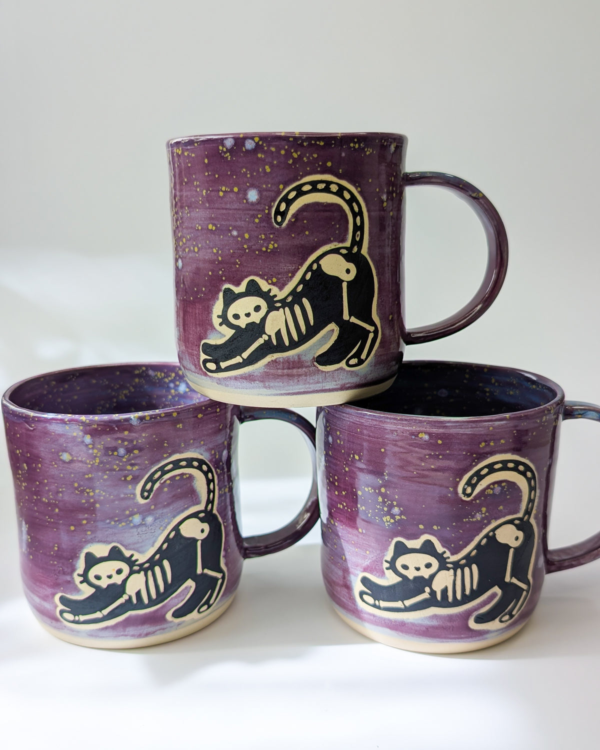 Skeleton X-ray Cat Mug | Halloween Collection