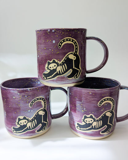 Skeleton X-ray Cat Mug | Halloween Collection