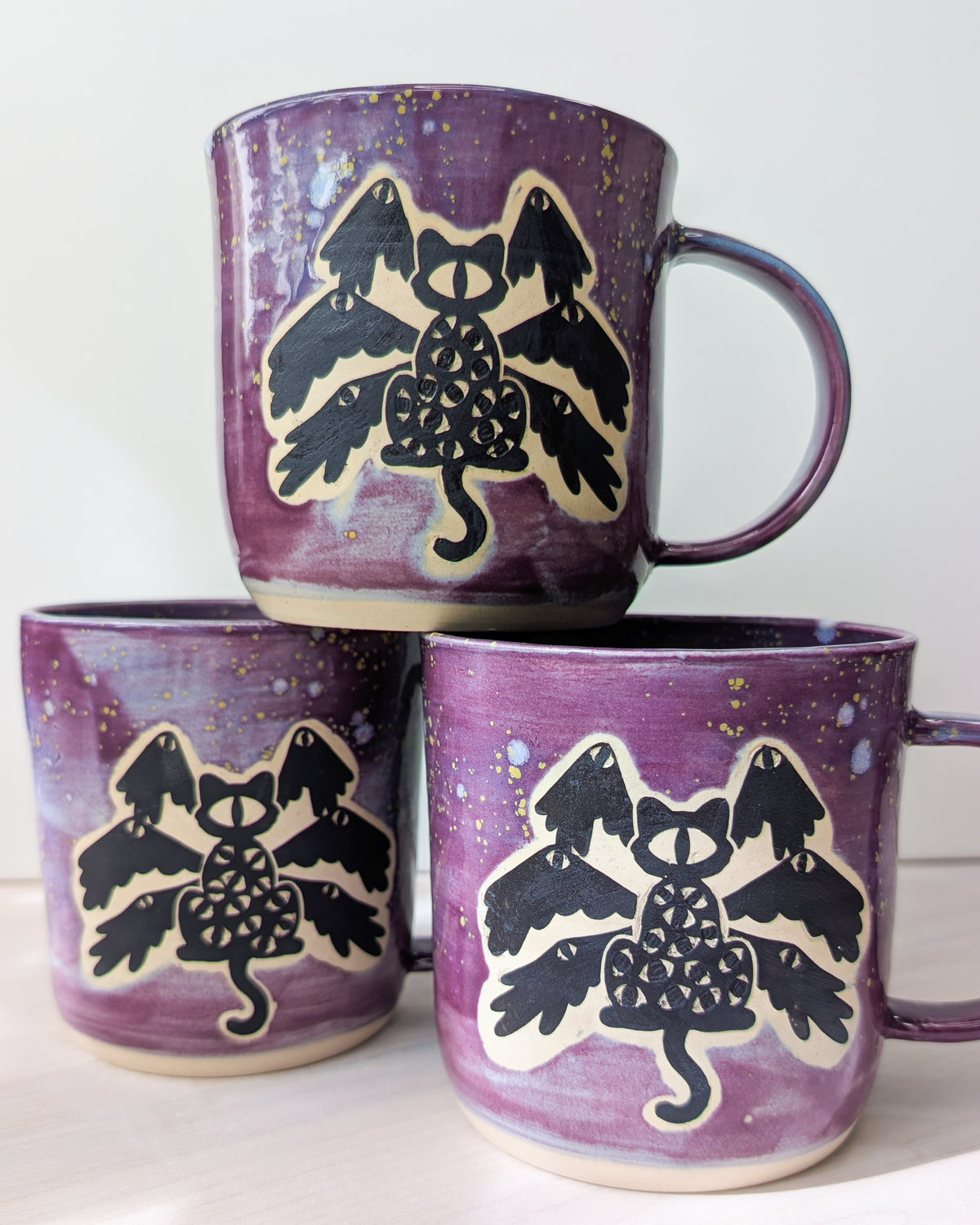 Biblically Accurate Angel Cat Mug | Halloween Collection