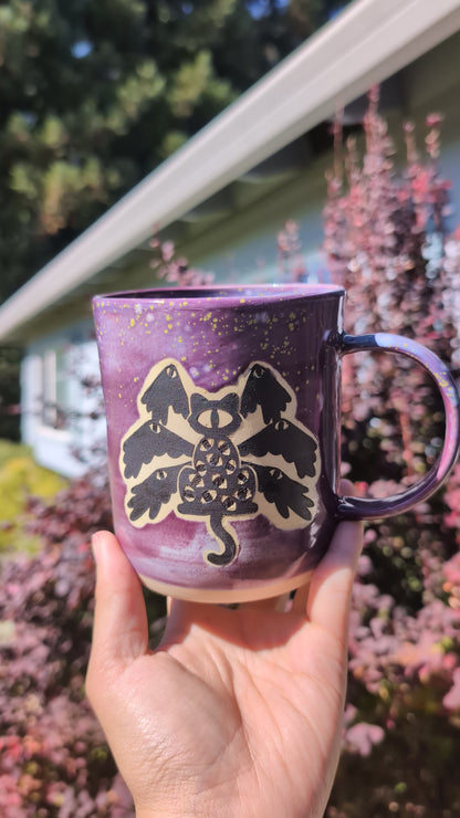 Biblically Accurate Angel Cat Mug | Halloween Collection