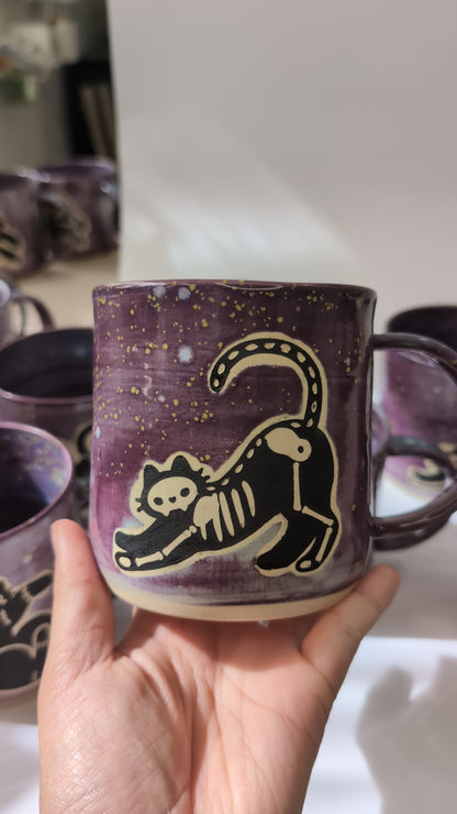 Skeleton X-ray Cat Mug | Halloween Collection