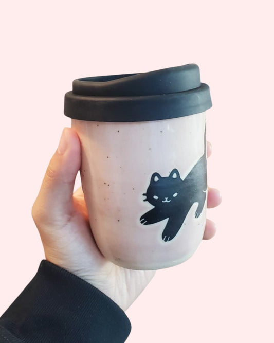 Monochrome Series Sakura Travel Mug no. 3