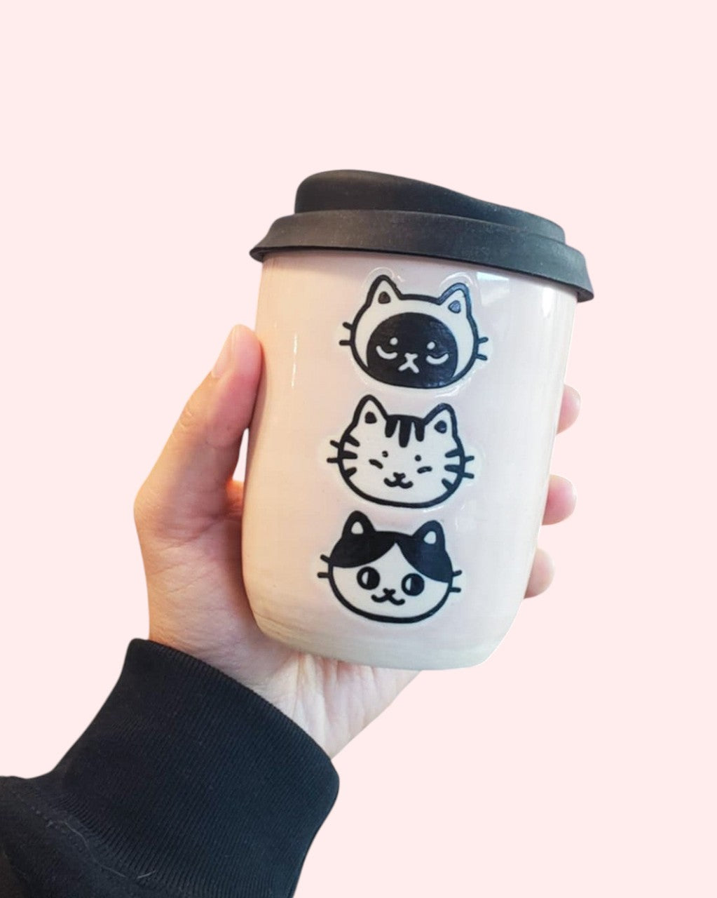 Monochrome Series Sakura Travel Mug no. 5