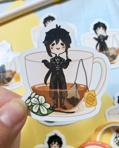 Archon Drink Stickers | Genshin Impact